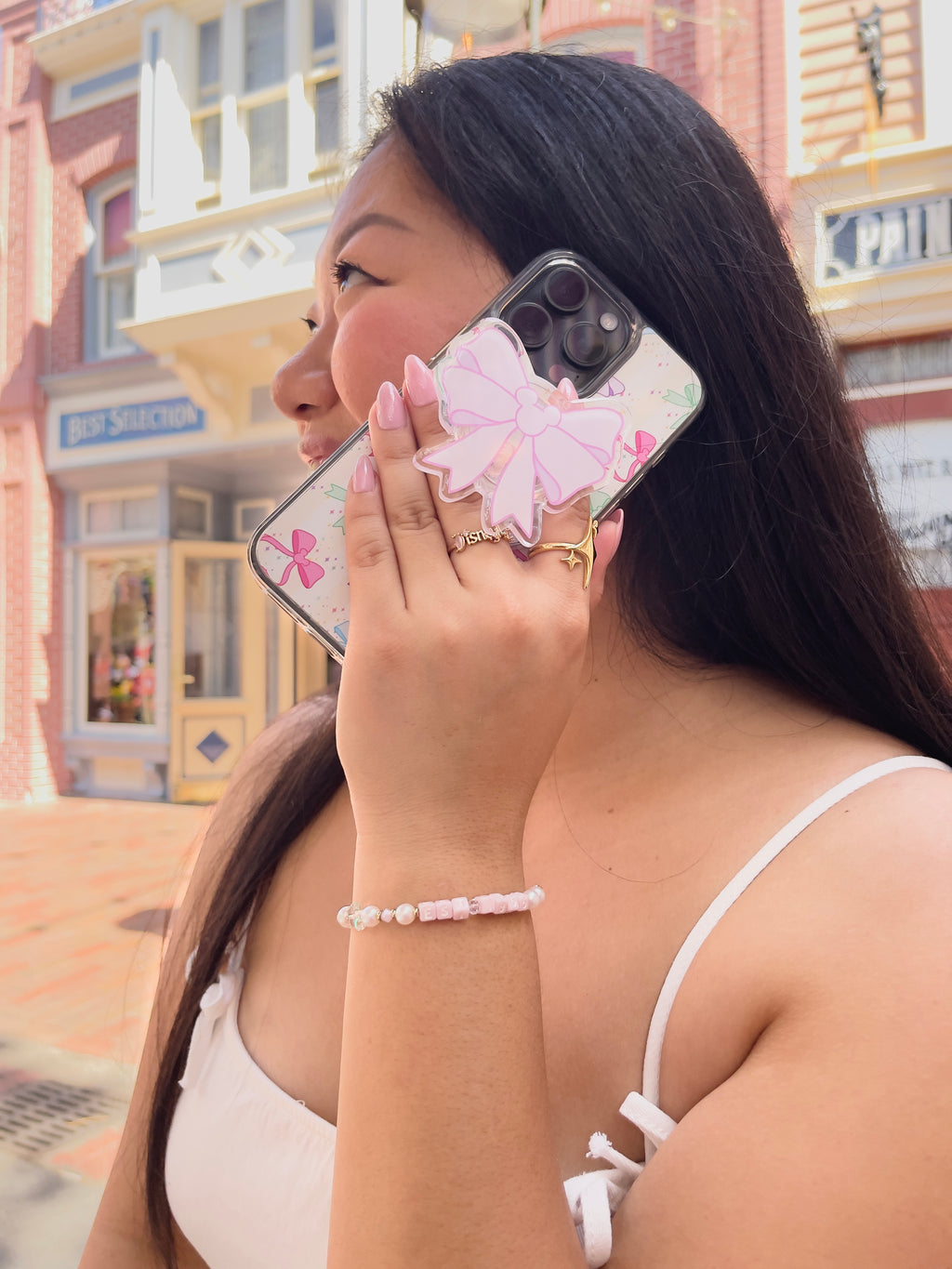 Magical bows phone plate