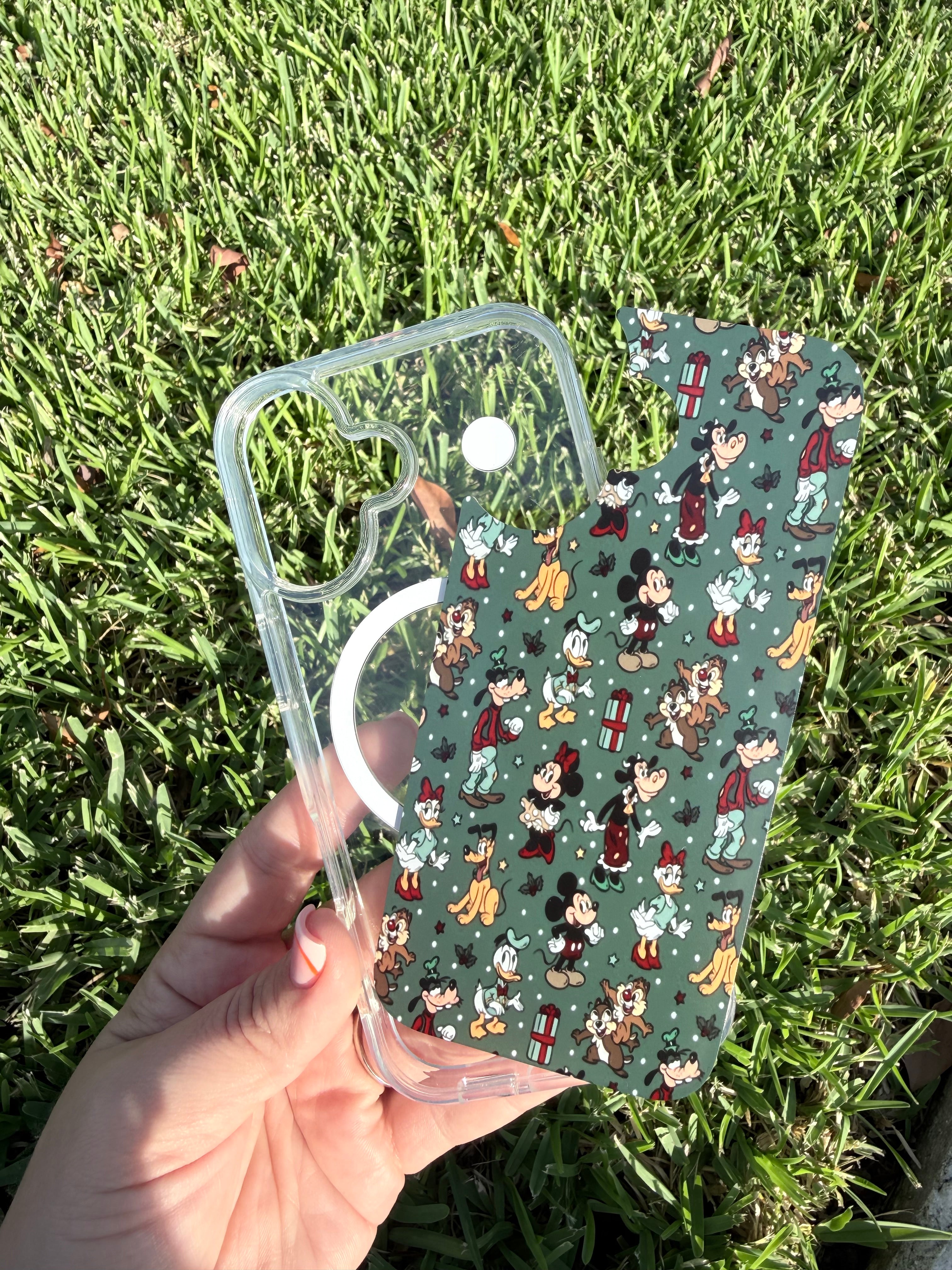 Vintage Christmas phone plate