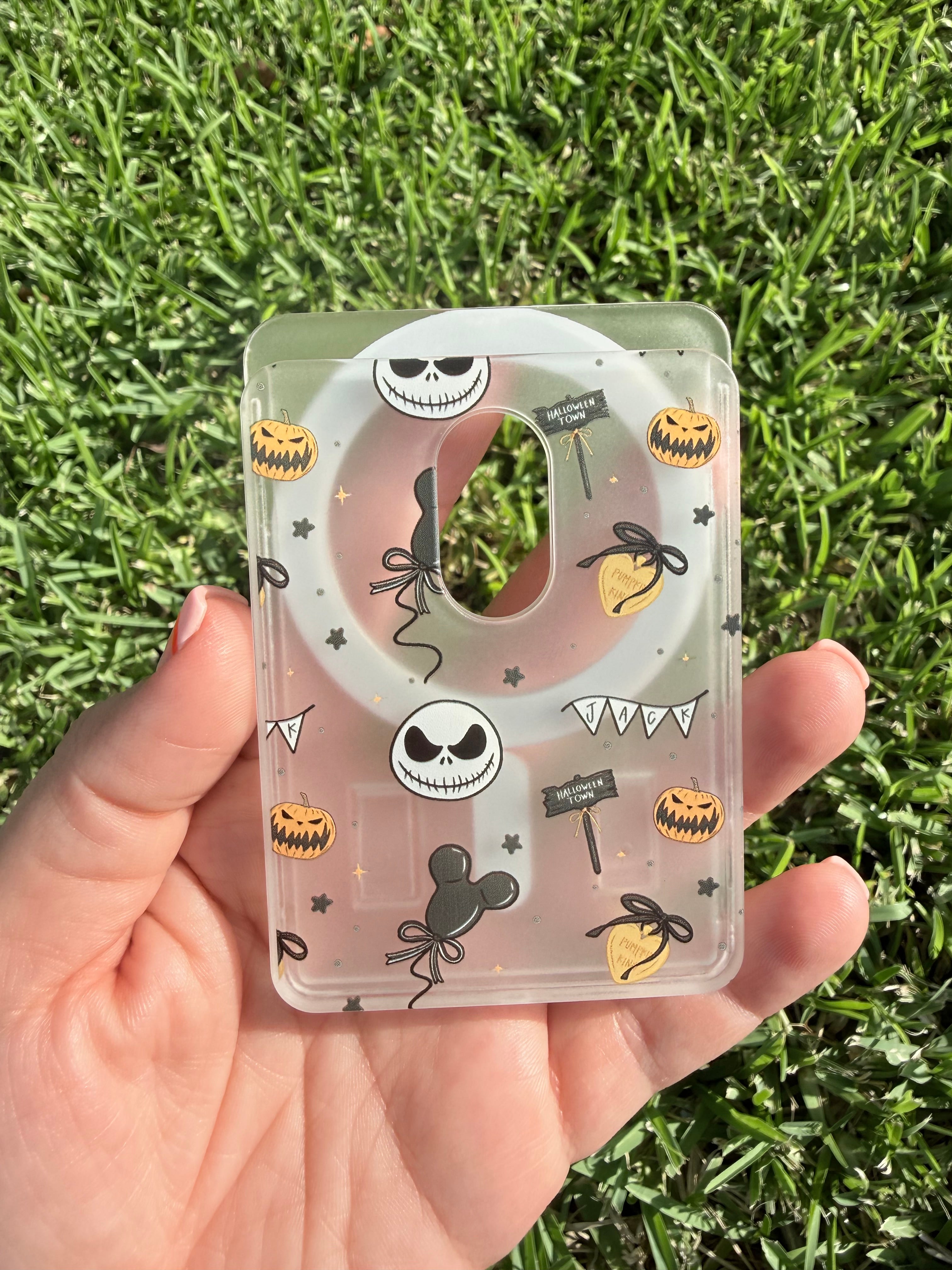 Pumpkins king acrylic magsafe wallet