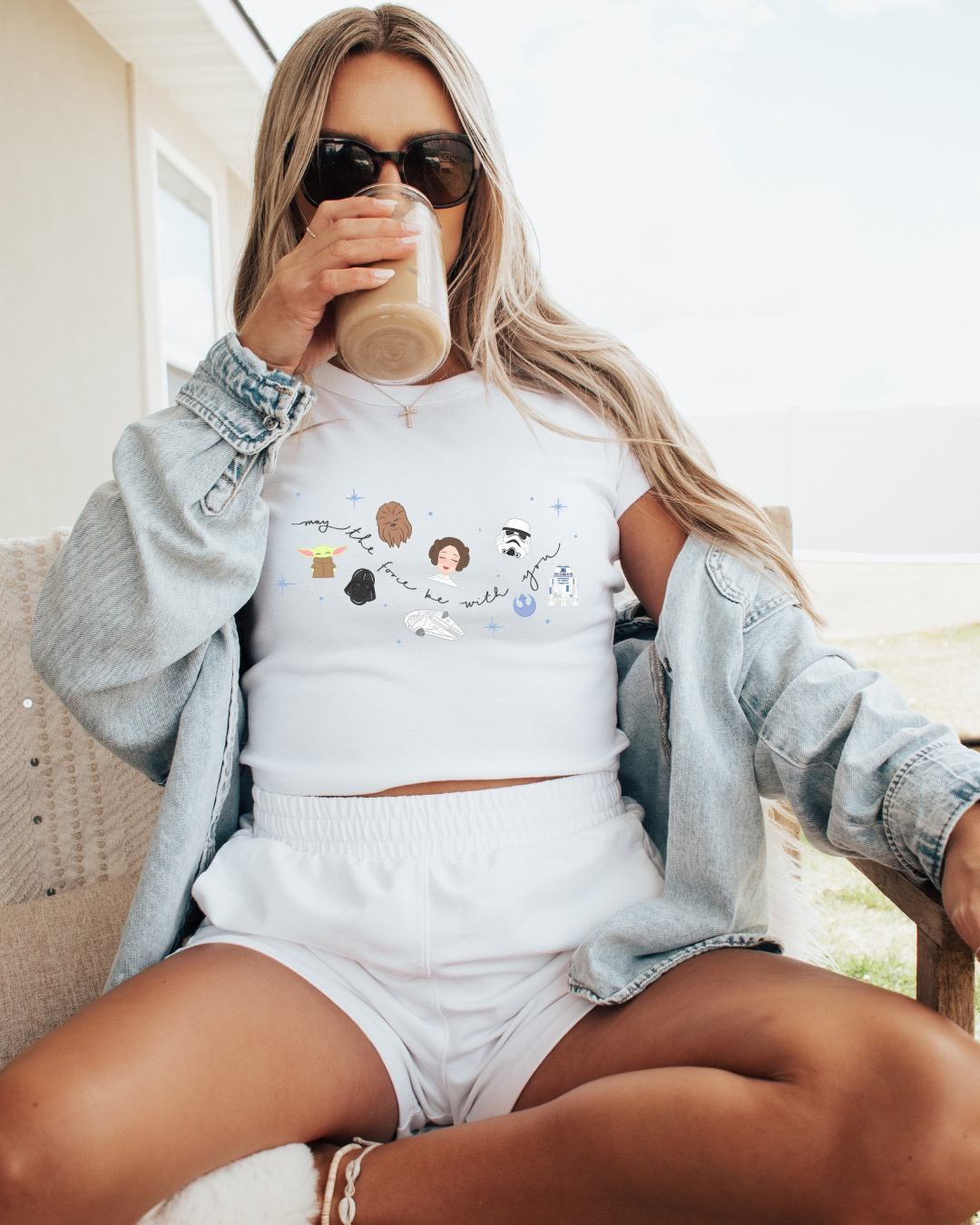 Galaxy cutie crop top