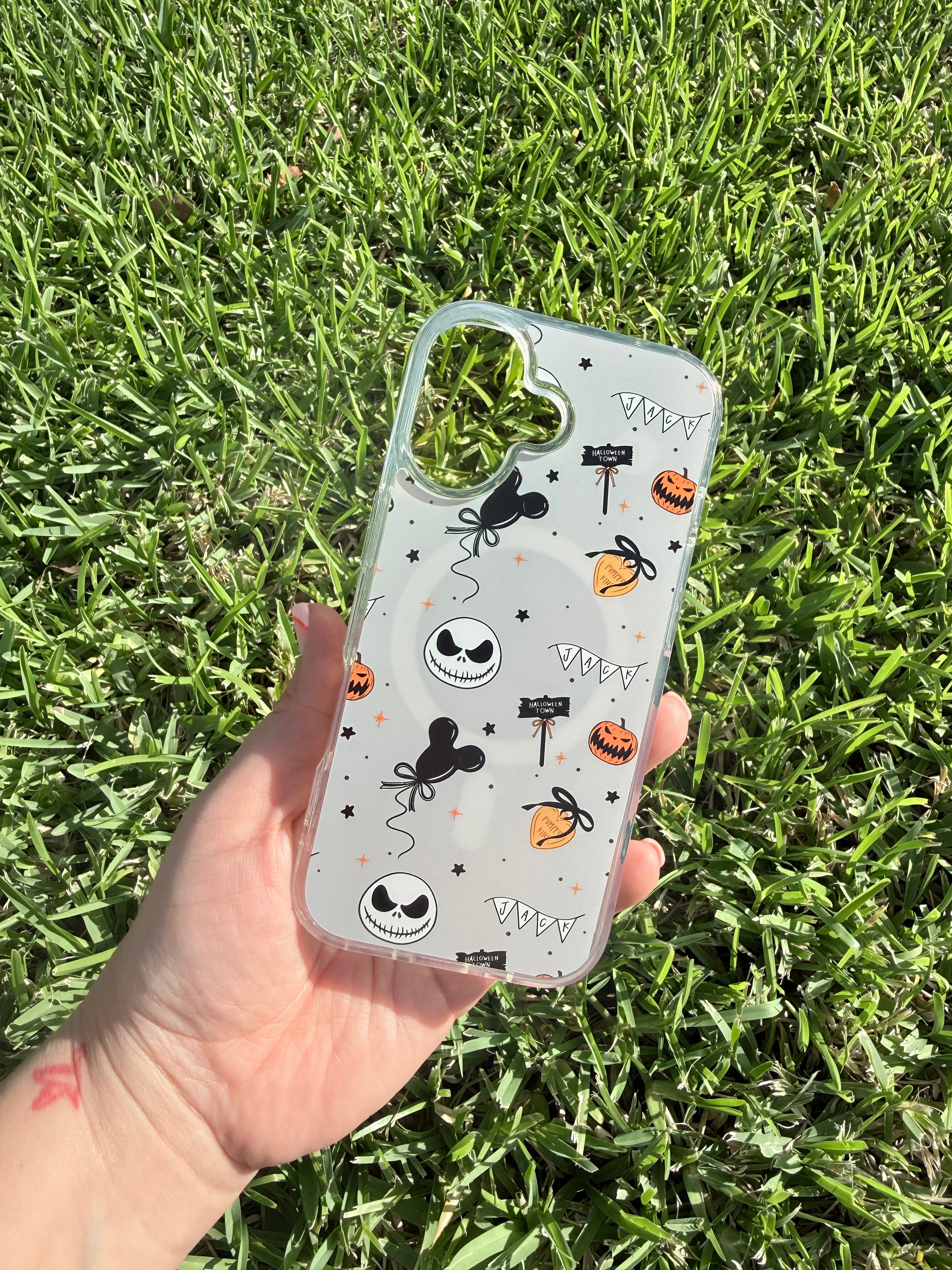 Pumpkin king phone plate