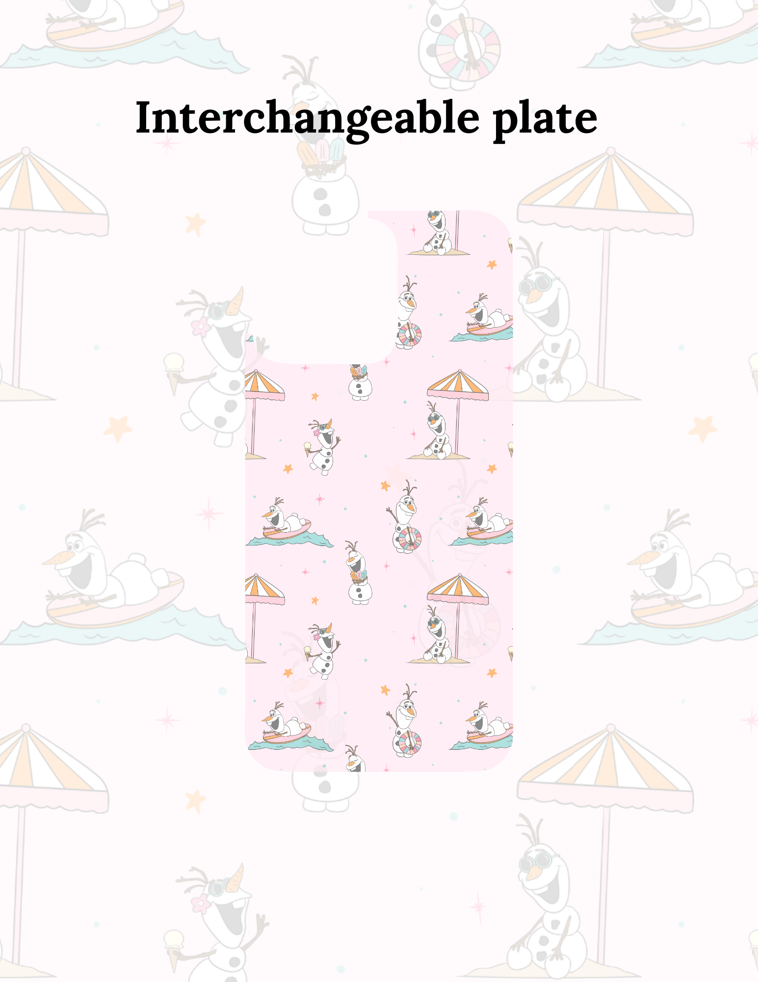 Snowman in Summer -Interchangeable Case Add-On
